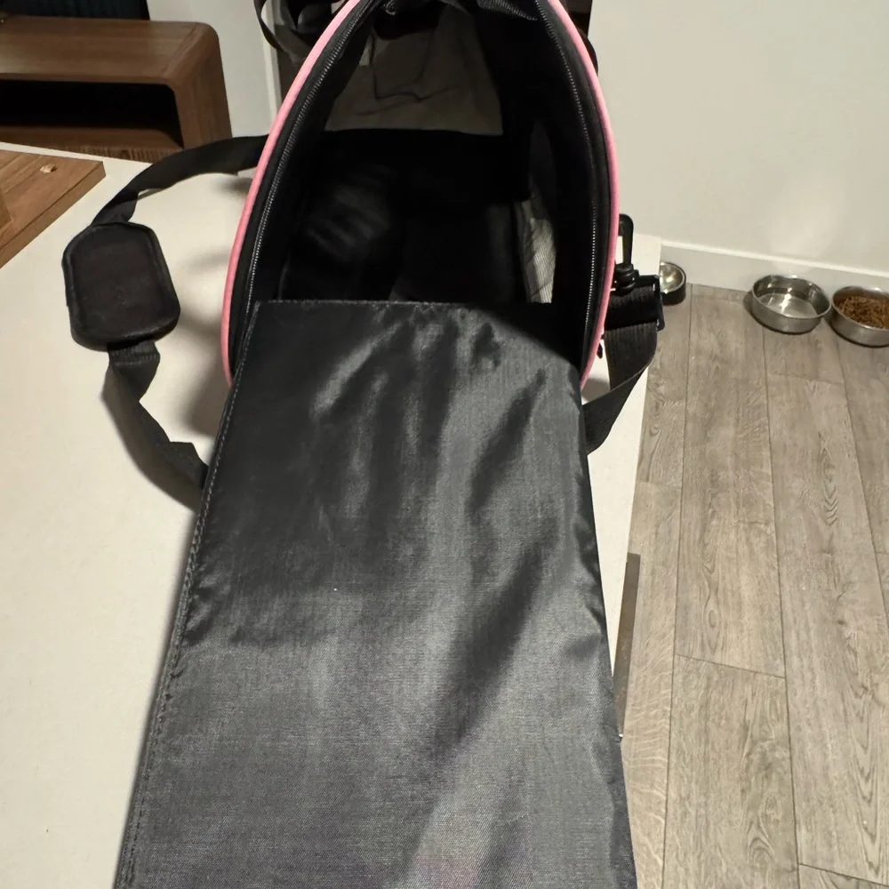 Pink and Black Pet Carrier